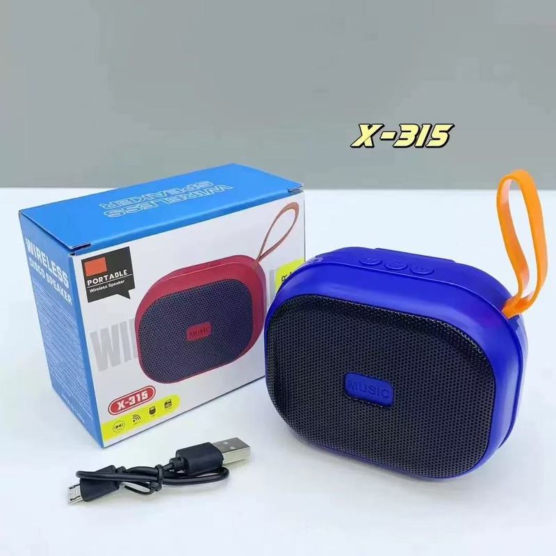 X-315蓝牙音箱低音炮户外骑行家用大音量插卡便携式小型迷你音响|undefined