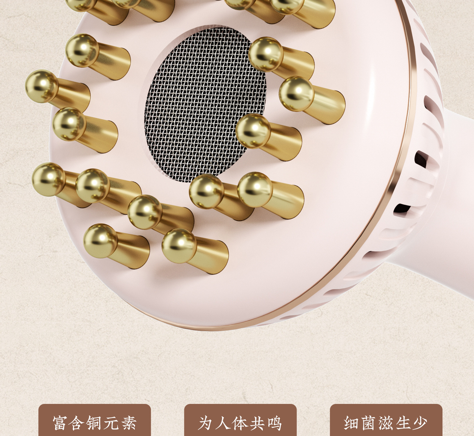 Brass Moxibustion Box with Meridian Brush Full Body Massage Abdominal Gua Sha Tool with 10 Filter Cotton Sets key features