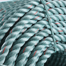 廠家定制四股夾心扁絲繩海水捕撈養殖繩船舶用繩耐曬繩廠家