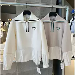 Original Golf Women's Coat Autumn/Winter New Personalized Splicing Sports Top Korean Versatile Golf Top