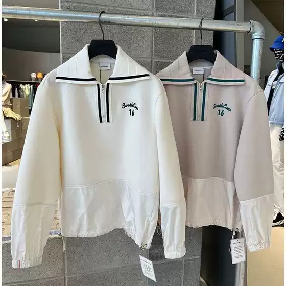 Original Golf Women's Coat Autumn/Winter New Personalized Splicing Sports Top Korean Versatile Golf Top