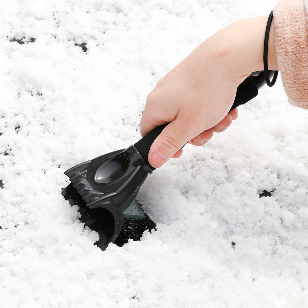 Excavadora de nieve de automóvil multifuncional para vehículos de barrido de nieve, escobillas de nieve, cepillo de nieve, herramienta de limpieza de nieve de invierno image 4