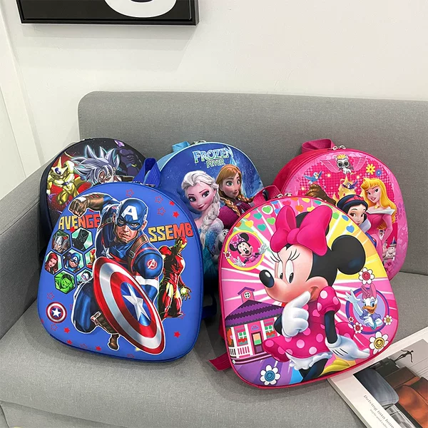 Children's Backpack 2025 Foreign Trade New 3D Cartoon Animal Eggshell Kindergarten School Bag Boys and Girls Gift Backpack