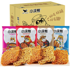 Uni-President Little Raccoon Crispy Noodles Whole Box Dry Noodles Ready-to-Eat Snacks Wholesale Snack Food Bagged Instant Noodles