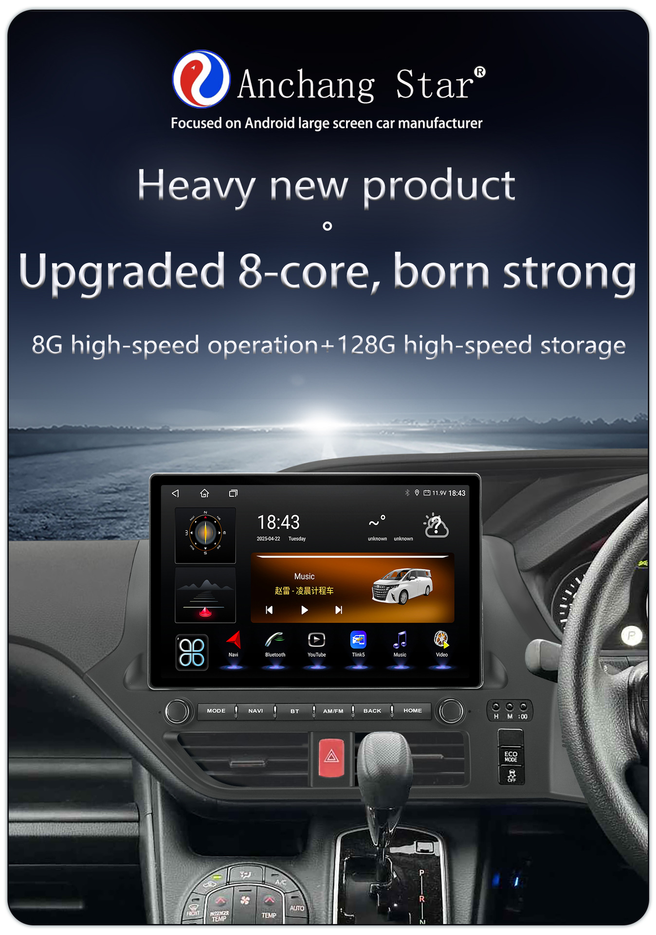 Suitable for 13-Inch 14-17 Model Toyota Noah Naoh Android Large-Screen Carplay Navigation 360 Panoramic All-In-One Machine
