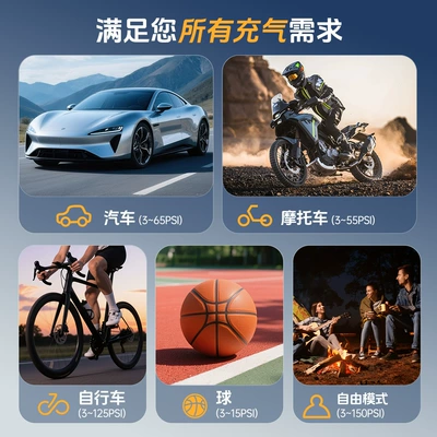 New model of car-mounted wireless Hava nasosu