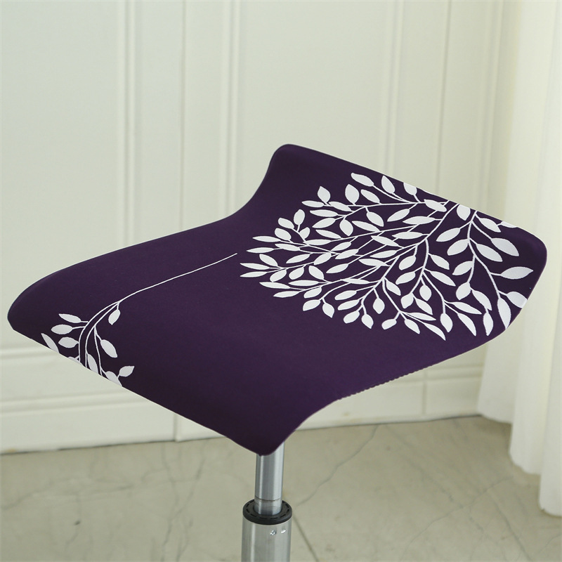 Cajero de recepción Cubierta de silla cuadrada Cubierta de asiento elástica Cubierta de asiento dividida de oficina Cubierta de respaldo de silla giratoria Cubierta de asiento