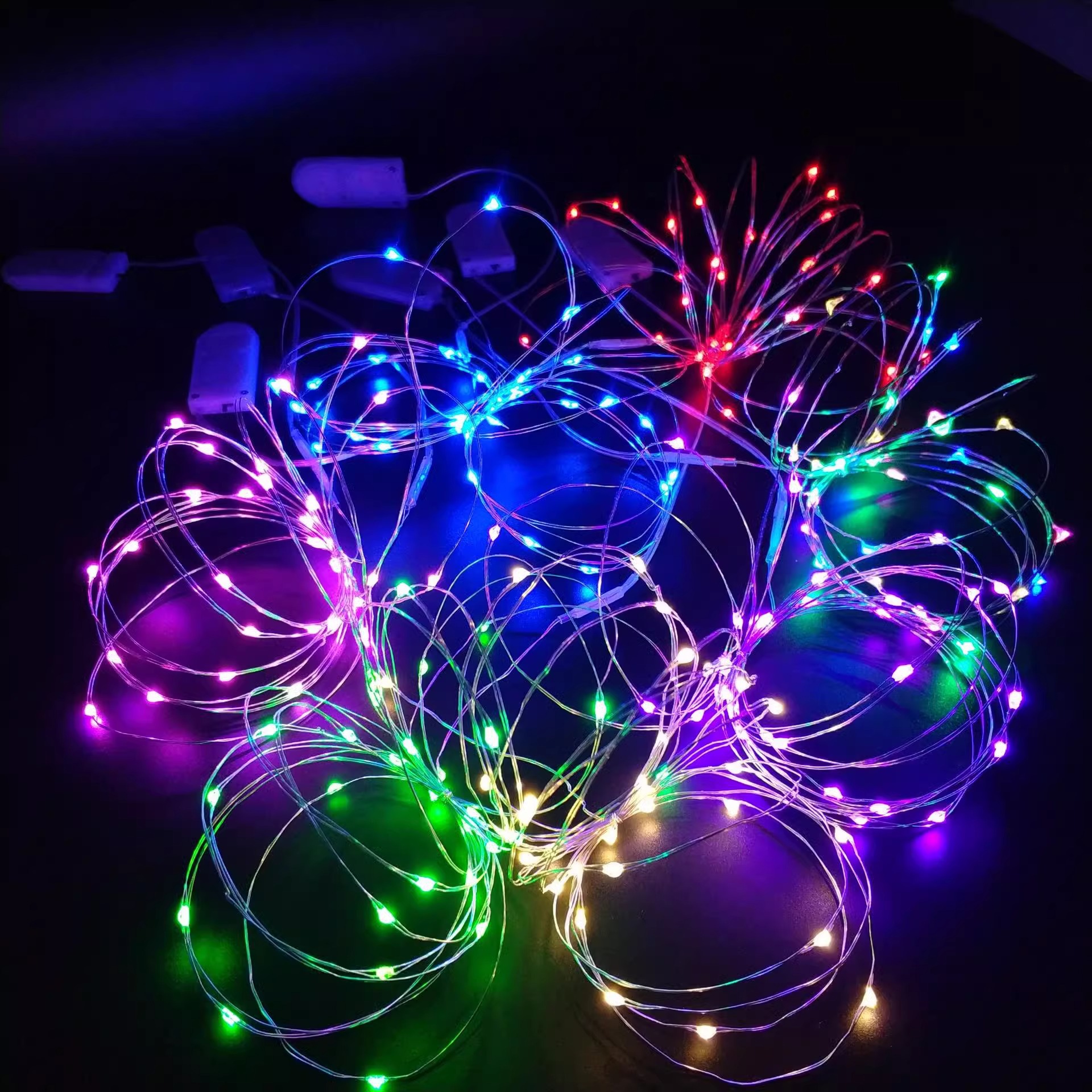 lámpara de cable de cobre usb lámpara de color led lámpara de cable de cobre usb lámpara de cable de cobre led lámpara de regalo de cumpleaños paquete de flores