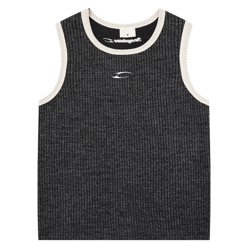 Summer New Style Couple's American-Style Designer Sweatshirt with Textured Fabric, Casual Summer Loose Breathable High Street Trendy Sleeveless Vest Summer New Style Couple's American-Style Designer Sweatshirt with Textured Fabric, Casual Summer Loose Breathable High Street Trendy Sleeveless Vest
