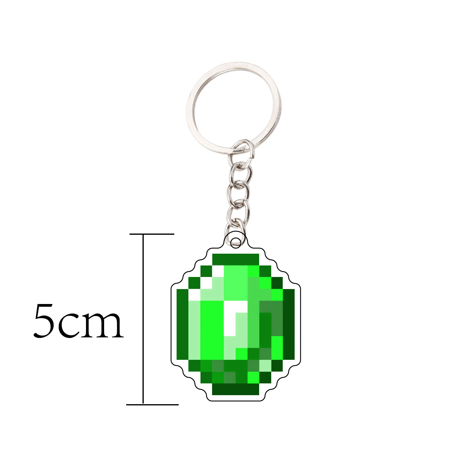 Mi mundo perimetral Minecraft llavero inmortal totem encantado oro manzana acrílico colgante regalo image 15