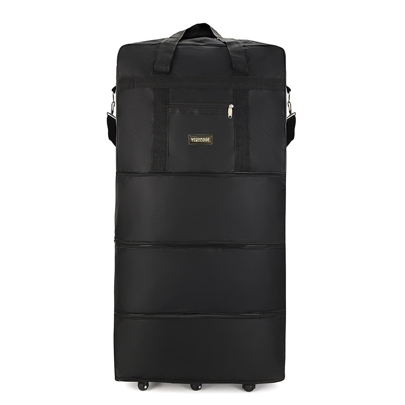 Oxford Cloth Aviation Large-Capacity Short-Distance Travel Bag Moving Wheeled Storage Bag Foldable Lightweight Sports Bag Luggage Bag