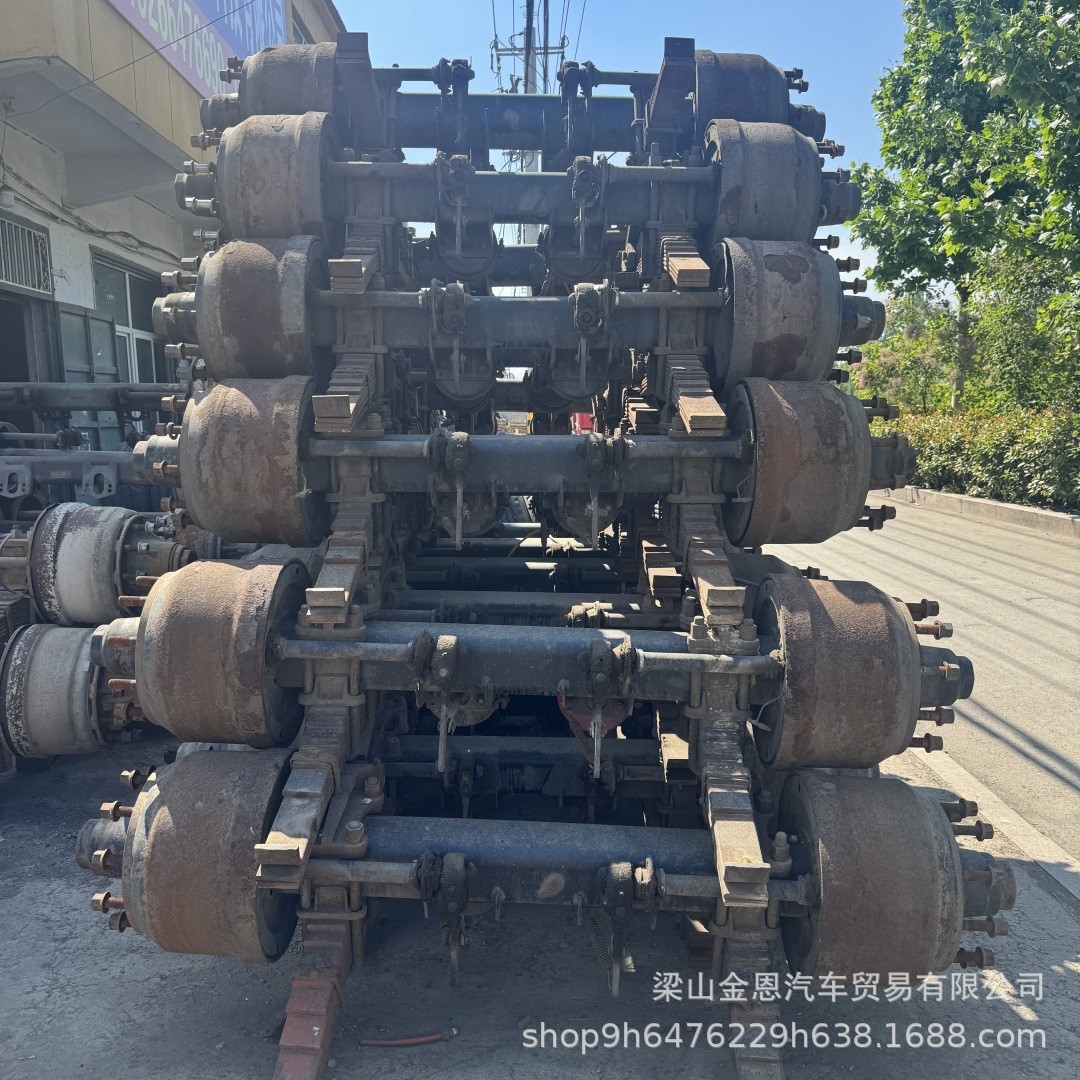 Cross-Border Used Engines, Rear Axles, Bow Plate Axles, American-Style 13-Ton Axles, Towing, Dump, Mixing, Trailers