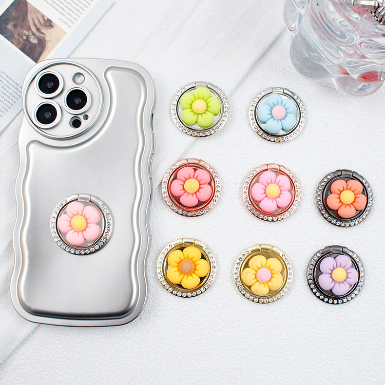 Three-dimensional creative ring buckle desktop mobile phone support frame suitable for Apple 13iPhone14pro ring buckle