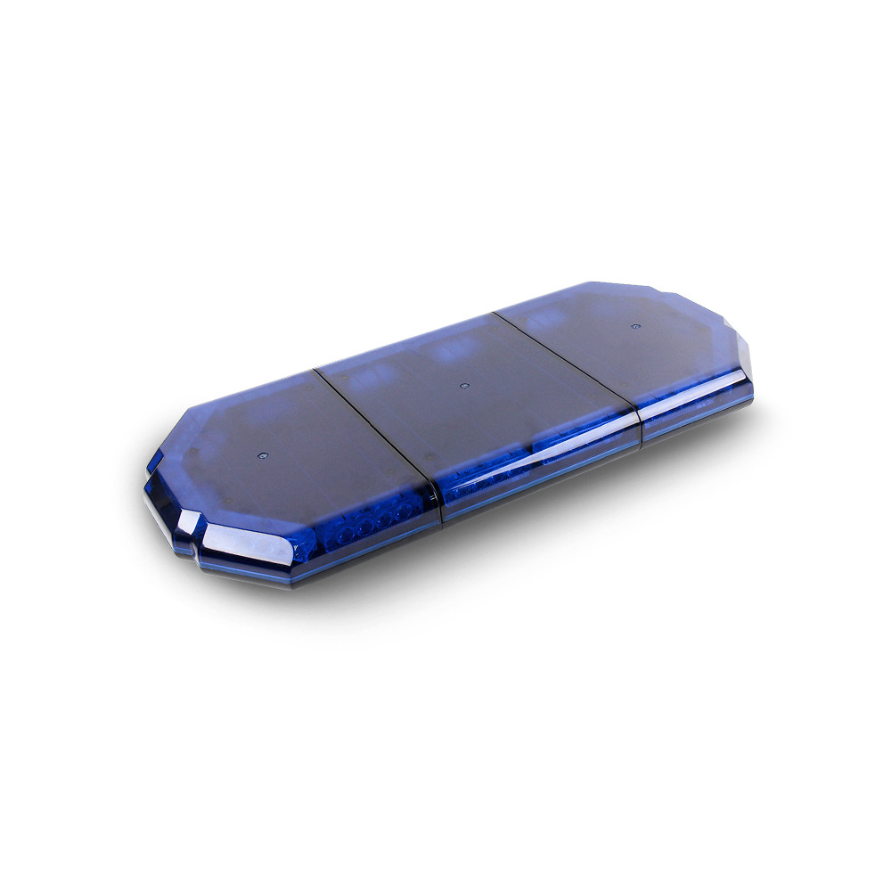 Ultra-thin diamond-shaped strobe light LED long-row warning light for construction vehicles, car roof light, emergency rescue vehicle alert light