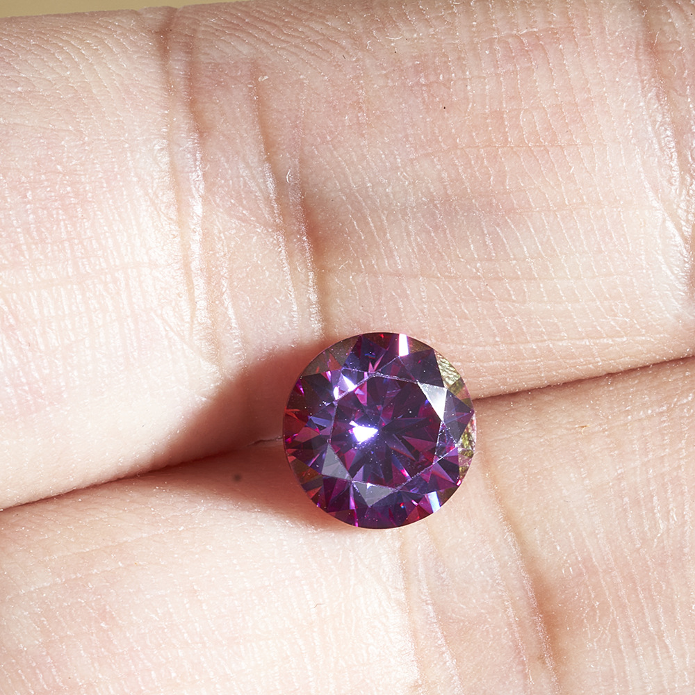 Importación galvanizado color moranita roca clara color 1 / 2 / 3 quilates color moissanita