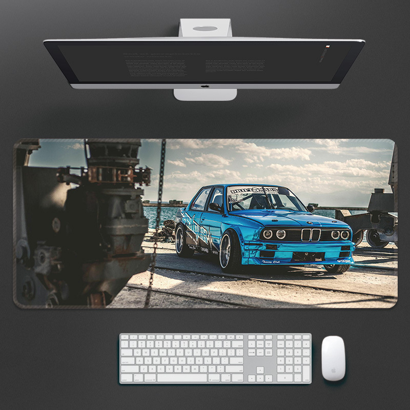 자동차 해변 블루 BMW