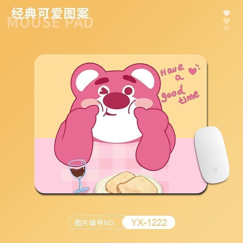 可爱卡通IP鼠标垫小号 防滑办公护腕托 学生宿舍笔记本电脑键盘垫