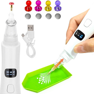 Electric Diamond Brush DIY Adjustable Suction Mode Wireless Diamond Art Brush with Vacuum Pump