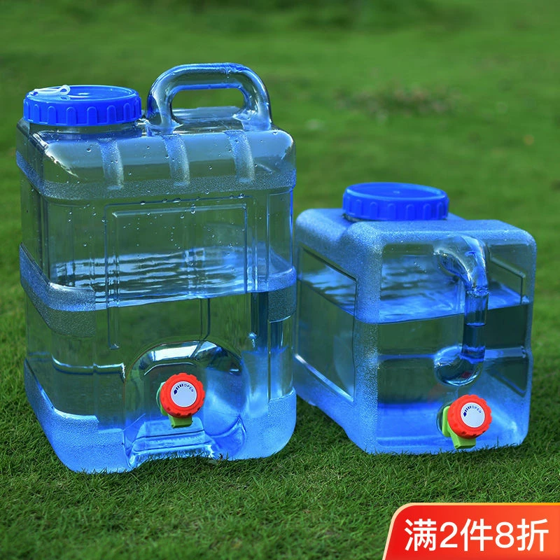 Y8K уличное ведро для автомобиля, резервуар для воды для самостоятельного вождения, чистая минеральная вода, бытовое пластиковое ведро для хранения воды с крышкой