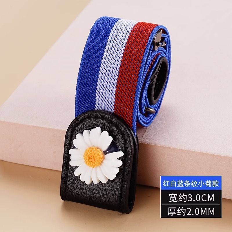 Factory Direct lazy belt women's denim pants elastic waist-tight artifact invisible belt waist change small waist