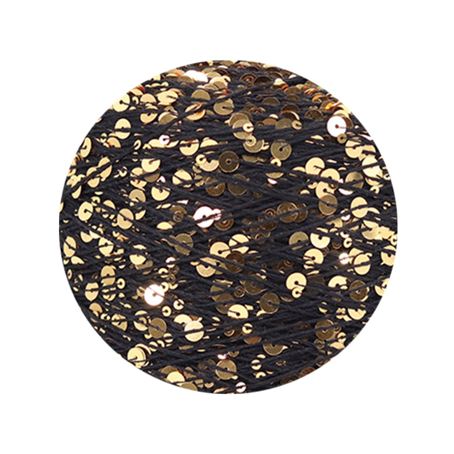 50g algodón lentejuelas hilo 3mm + 6mm peinado tamaño de lujo lentejuelas mano hilo tejer precio al por mayor