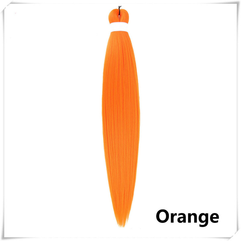 Fijo de baja temperatura de agua caliente FR Easy Braid Fibra química Trenza sucia Multicolor Negro Pechón suave y esponjoso