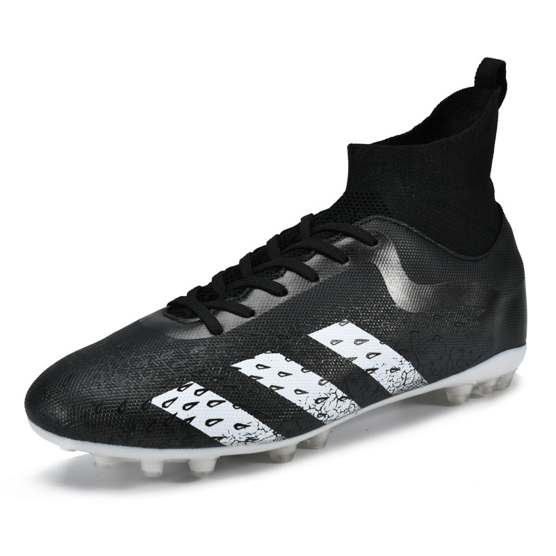 2022 transfronterizo más el tamaño Nuevo FGTF transpirable de los hombres de alta superior de uñas largas y cortas zapatos de fútbol zapatos de entrenamiento de hierba zapatos de fútbol