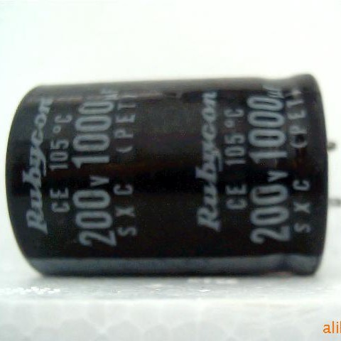 电容 铝电解电容 200V1000UF体积30*50 铝电解电容 电容器 拆机