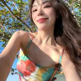 跨境批发海边旅游拍照度假包臀短裙扎染性感露背挂脖吊带连衣裙