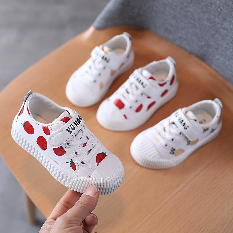 Женская обувь сетчатая лапша 2024 весной и летом мужские и женские детские кроссовки детские кроссовки маленькие детские одиночные туфли 1-6 лет маленькие белые туфли