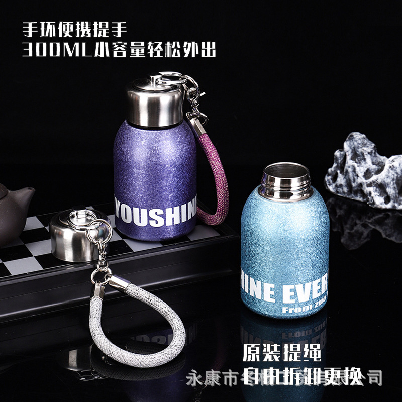 新しい 316 ステンレス鋼アイスフラワーペイントファット断熱カップポータブルギフト屋外ウォーターカップ会社ギフトカップ|undefined