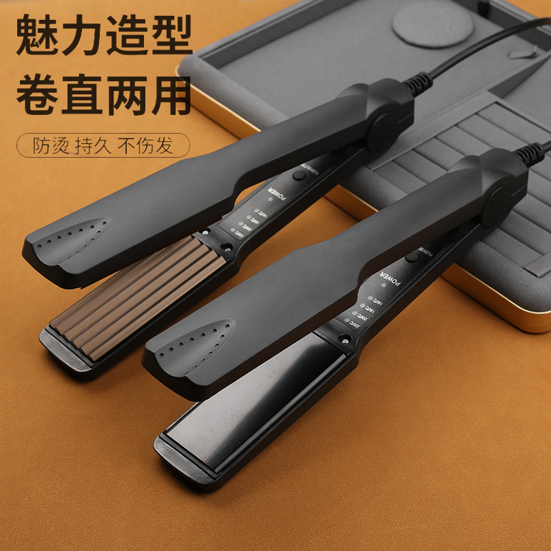 Amazon cross-border factory dormitory curling iron hair straightener 329 splint straight roll dual-purpose student dormitory artifact