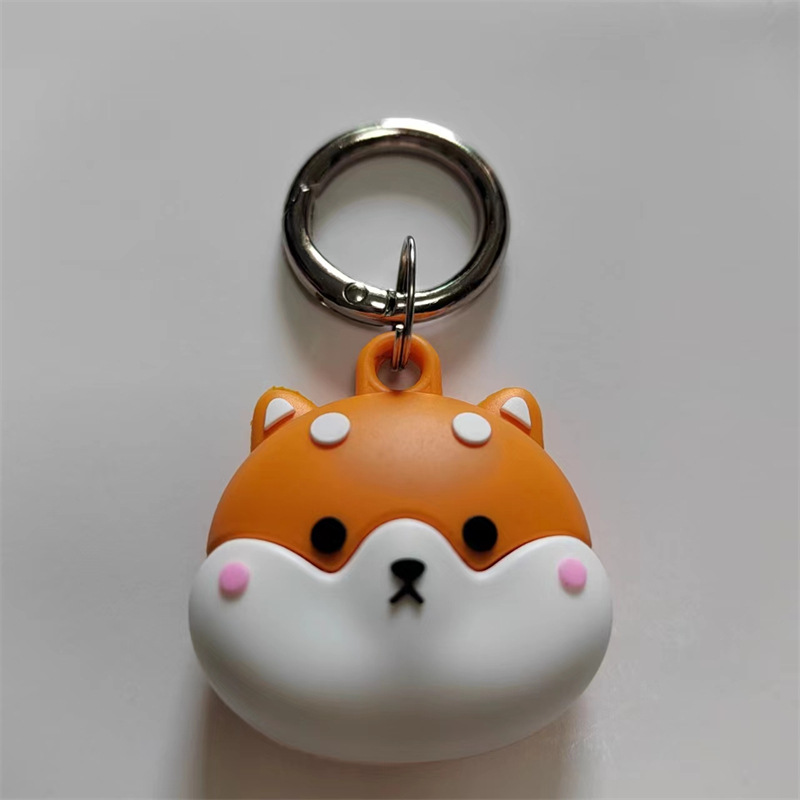 어두운 시바견 머리