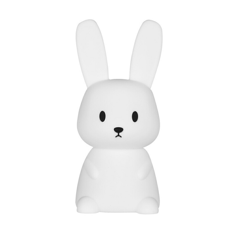 Duoduo Rabbit シリコーンナイトライト USB 充電式パットウサギの雰囲気ライト寝室のベッドサイドベビー睡眠コンパニオンライト|undefined