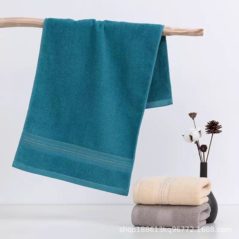 Pure Cotton Limit 32-strand Gold Silk Towel Adult Household Soft Absorbent Bath Towel Shangchao Advertising Embroidered logo