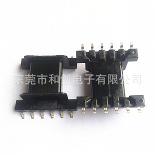 EFD25 transformer skeleton patch foot distance 4.0 EFD25 high frequency transformer horizontal patch 6+6 skeleton
