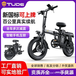 Folding Electric Bicycle Small Substitute Driving Lithium Battery