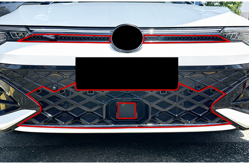 Suitable for Volkswagen 25-26 Golf, insect-proof net, protective net, snap-on installation, no-disassembly accessories, modification supplies