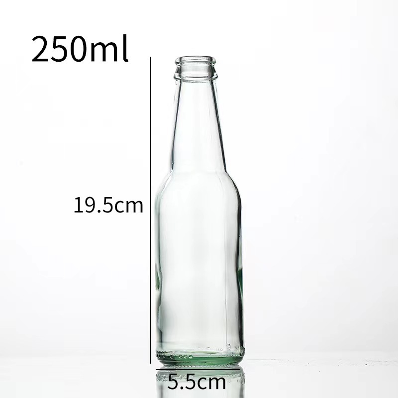 茶色の醸造ビールガラス飲料瓶冷抽出コーヒーガラス瓶豆乳ソーダ果酒飲料ガラス空瓶|undefined