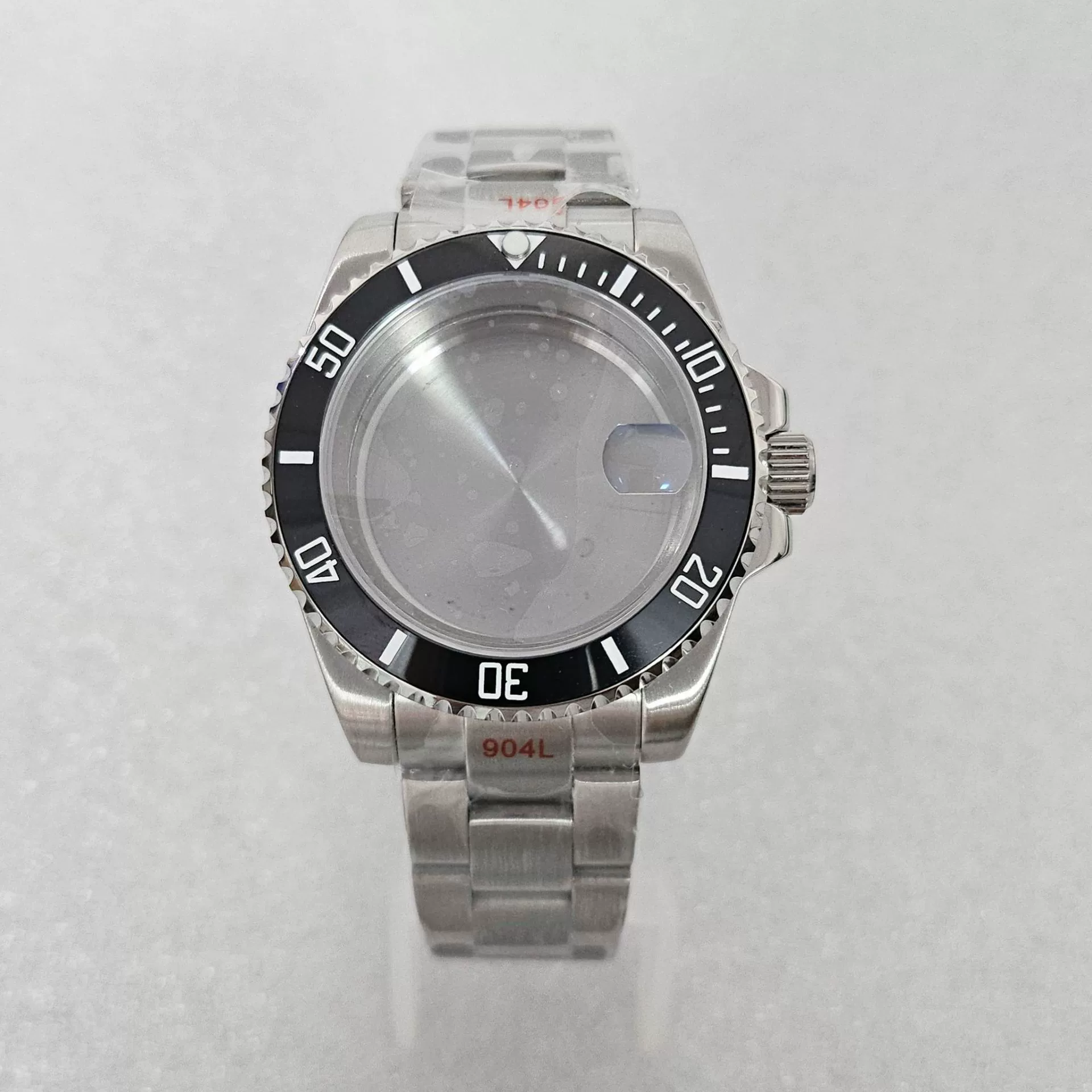 Аксессуары для часов 40 мм из нержавеющей стали корпус Лая с плотным дном синее сокровище увеличительное стекло может быть установлен NH35/NH36