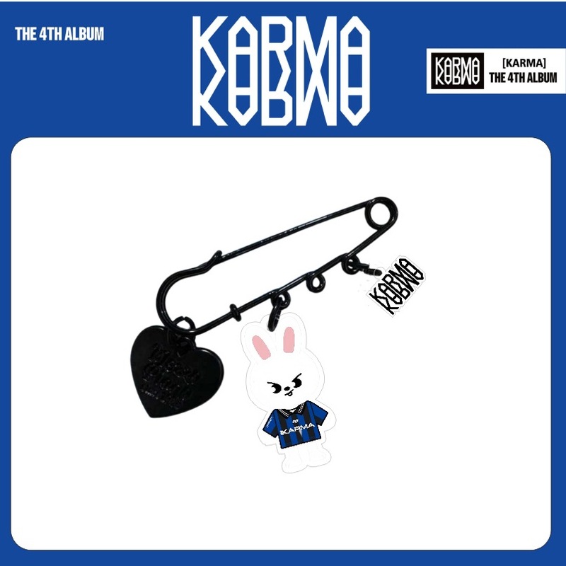 stray KIDS卡通同款 karma亚克力双面胸针钥匙扣 配饰 挂件饰品|undefined
