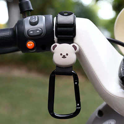 Other Electric Vehicle Accessories, 2025 Cross-Border New Electric - black-webbing-square-buckle-little-brown-bear-long-36cm