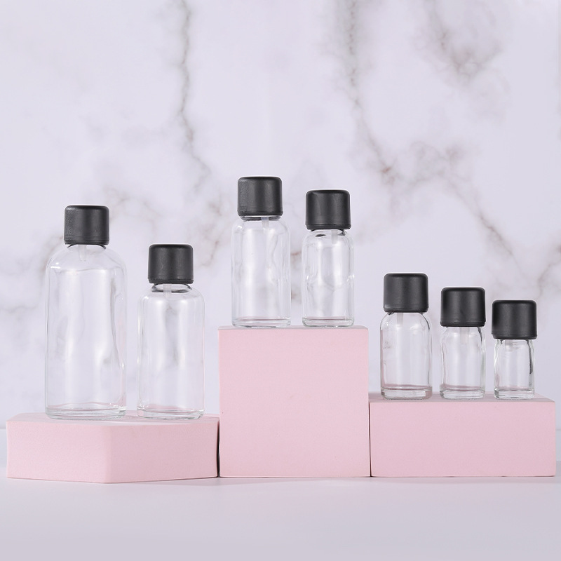 銀脈スポット5ml-100ml透明精油瓶10mlエッセンス原液瓶30mlバラ金スポイト瓶|undefined