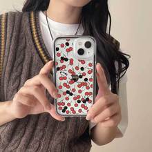 满屏樱桃三合一适用苹果16手机15iphone13PROMAX华为小米14手机壳