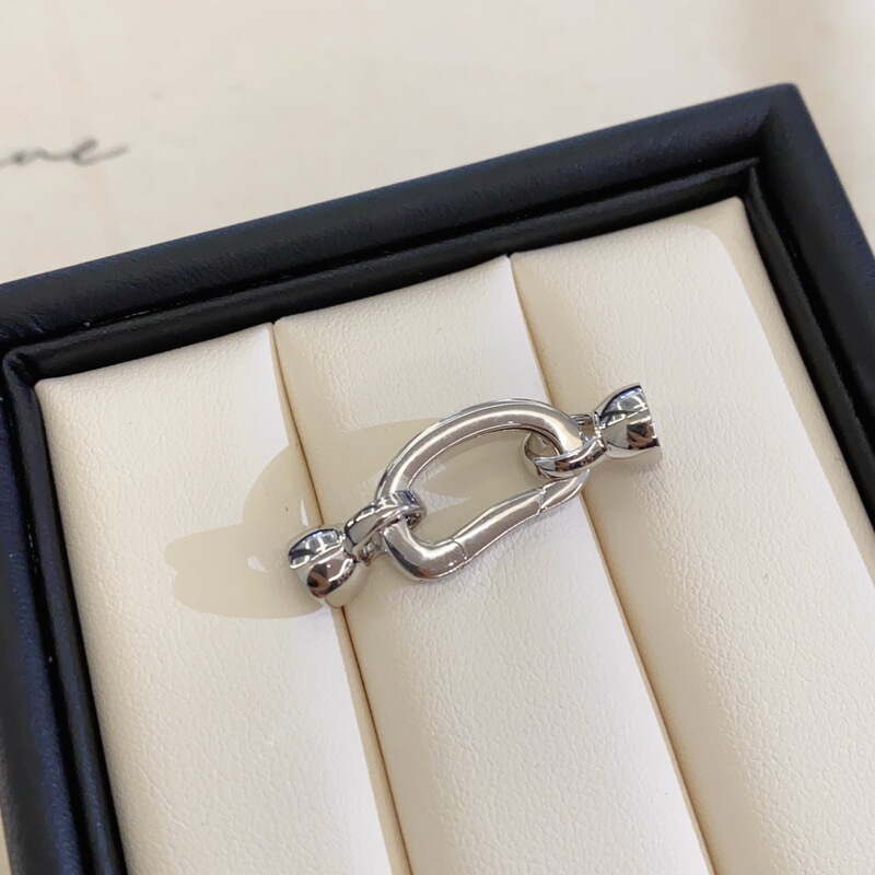 S925 Sterling Silver Buckle, Simple and Versatile, Thick Silver Buckle DIY Pearl Necklace Silver Buckle Pearl Bracelet Silver Buckle S925 Sterling Silver Buckle, Simple and Versatile, Thick Silver Buckle DIY Pearl Necklace Silver Buckle Pearl Bracelet Silver Buckle