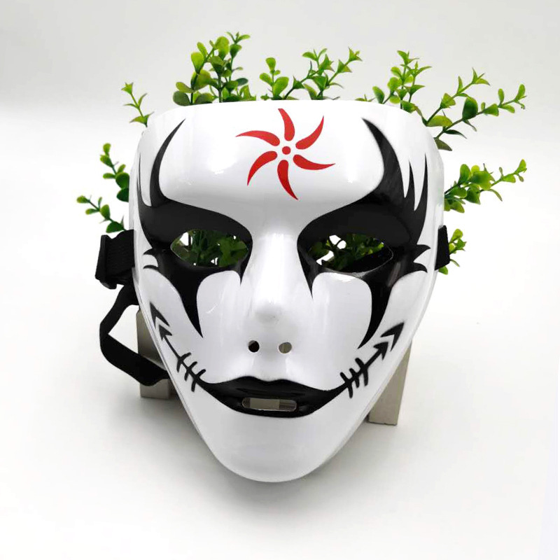 Máscara pintada de hip-hop, hombre y mujer, cara completa, hip-hop, bailarín enmascarado, baile de fantasmas, venganza, vestido de baile callejero