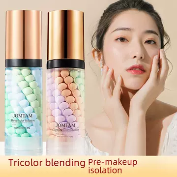 Tricolor Rainbow Isolation Cream 40g Brightening Skin Color, Replenishing Water and Refreshing Natural Naked Makeup Pre-makeup Isolation Cream Wholesale - ShopShipShake