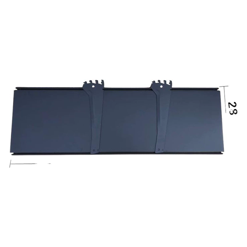 Hengwei Полка доска матовый серый белый без ценовой планки