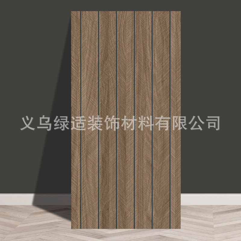 格栅板自粘墙贴3d立体背景墙壁纸仿木格子条纹墙纸外贸工厂批发|undefined