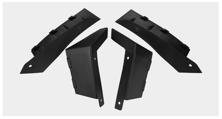 Suitable for Tesla Cybertruck 2024 Pickup Truck Corner Guards, Front Door Lower Side Beams, and Mudguards